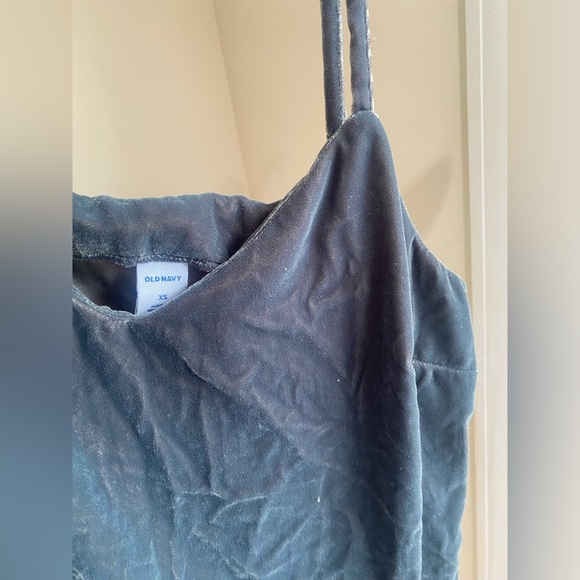Dark Blue Old Navy Velvet Top - Picture 5 of 6